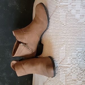 American Rag brown leather booties sz 7.5